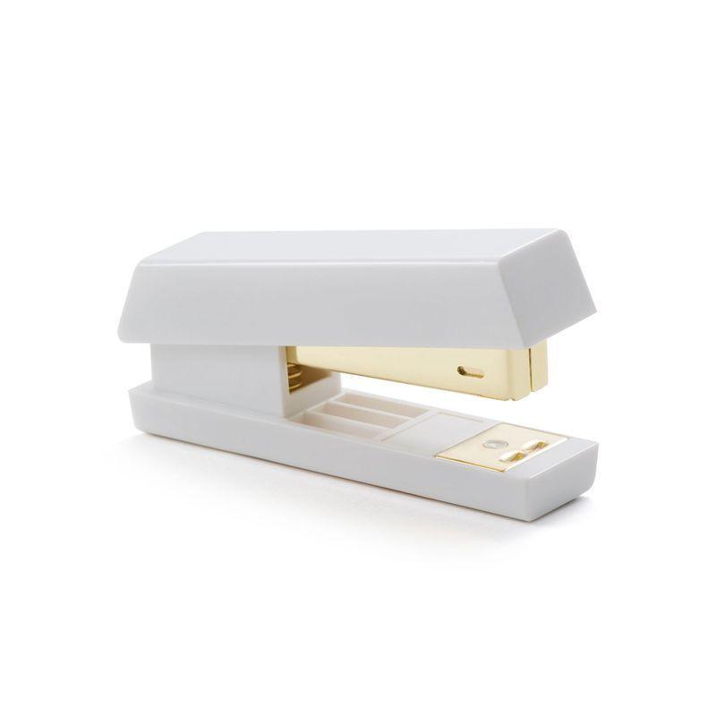 If you are looking Zodaca Deluxe Acrylic Design Office Stapler 15 sheets Capacity, White/Gold you can buy to everydaysource, It is on sale at the best price
