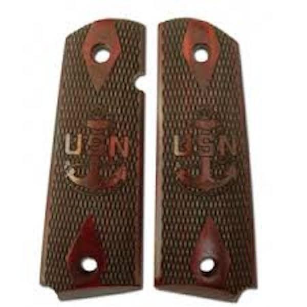 If you are looking Kimber Custom & Pro Full Size 1911 Navy Logo Rosewood Grips - 4100069 you can buy to hunting_stuff, It is on sale at the best price
