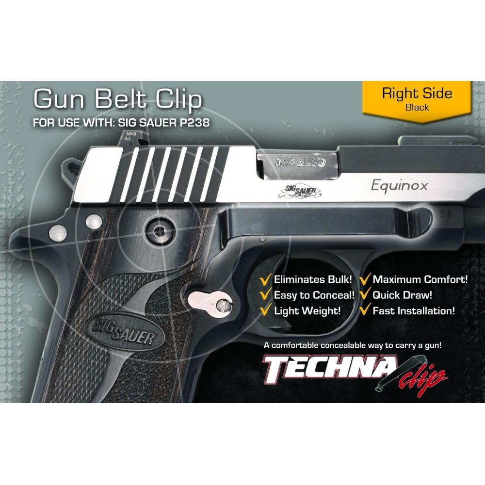 If you are looking Techna Clip Concealable Gun Clip for Sig Sauer P238, Right Side, SIG-BR you can buy to hunting_stuff, It is on sale at the best price