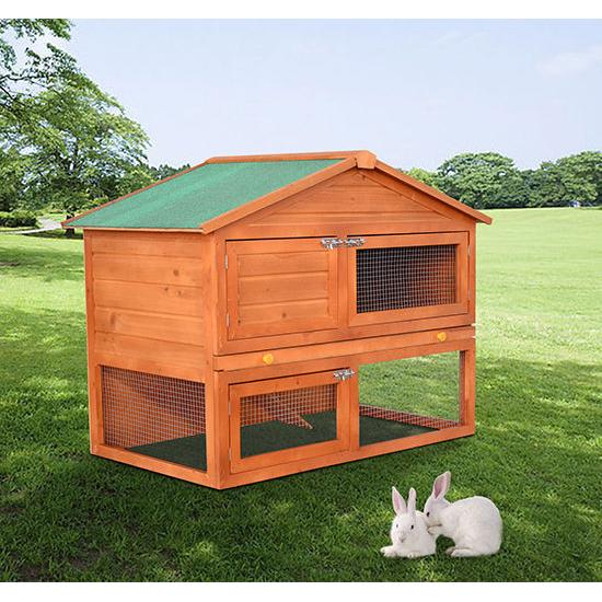 If you are looking 48.4" High Duality Portable Wooden Rabbit Hutch House Chicken Coop you can buy to mhcorp, It is on sale at the best price