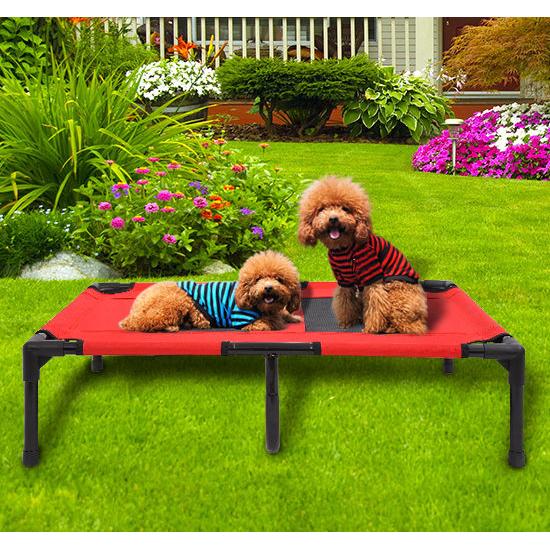 If you are looking Pawhut Large Indoor/Outdoor Elevated Portable Pet Sleeping Camping Cot Dog Bed you can buy to mhcorp, It is on sale at the best price