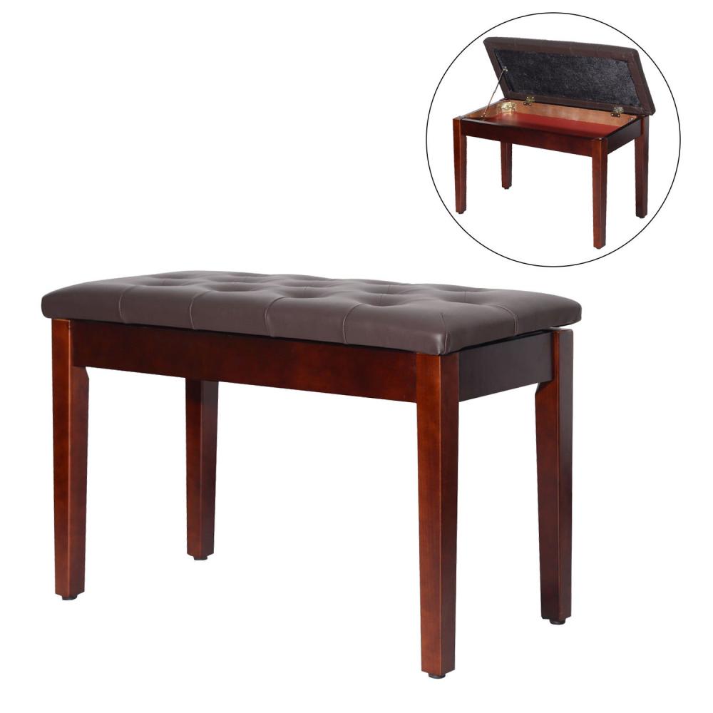 If you are looking HOMCOM Leather Brown 2 Person Double Seat Piano Bench w/ Storage Compartment you can buy to mhcorp, It is on sale at the best price