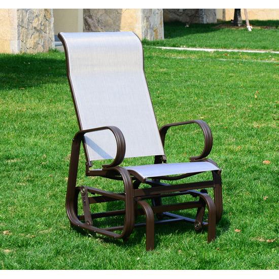 Patio Glider Seat Aluminum Rocking Chair Swing Outdoor Porch Patio Glider Seat Aluminum Rocking Chair Swing Outdoor Porch Furniture Backyard