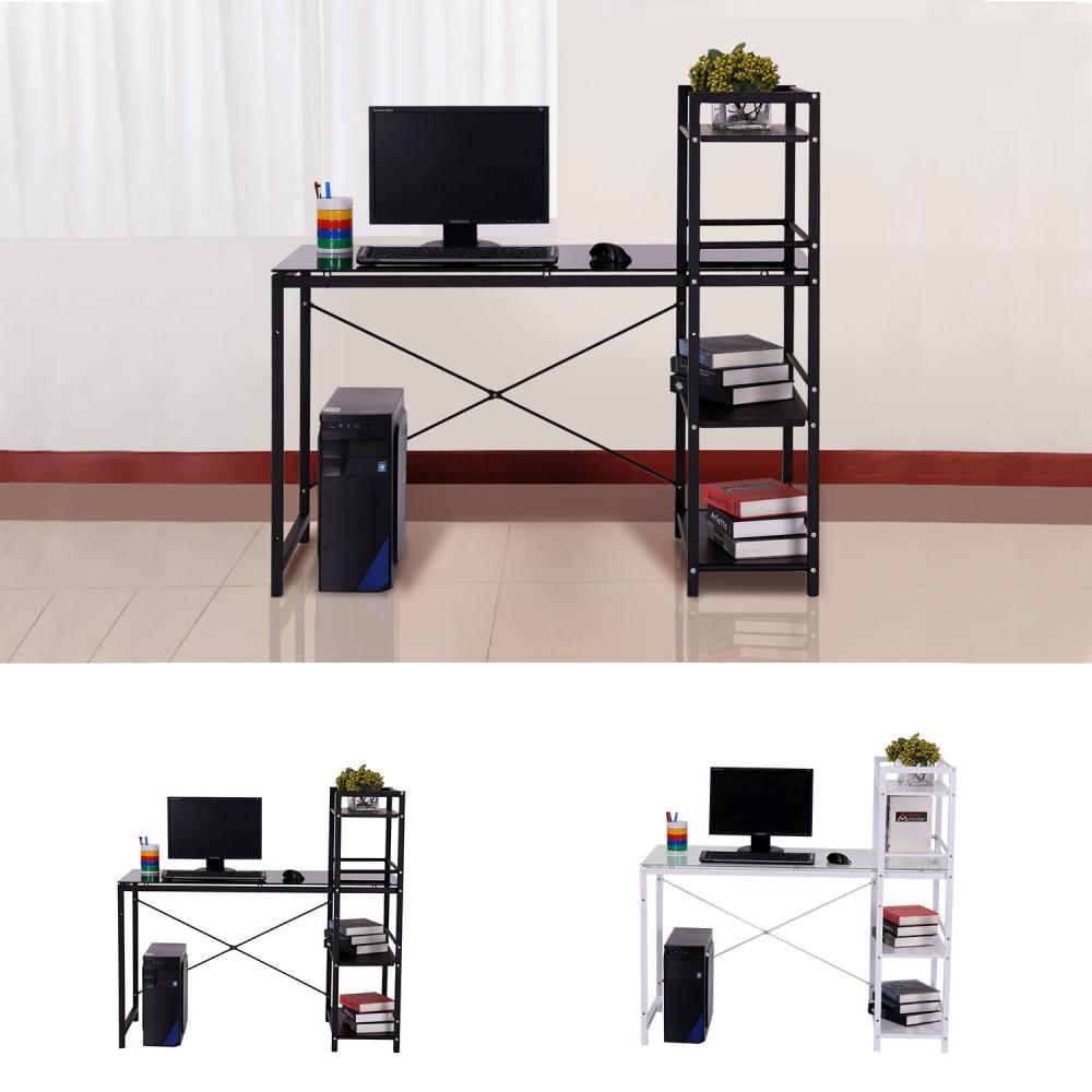 If you are looking Computer Desk PC Laptop Study Table Workstation Shelves Home Office Black/White you can buy to mhcorp, It is on sale at the best price