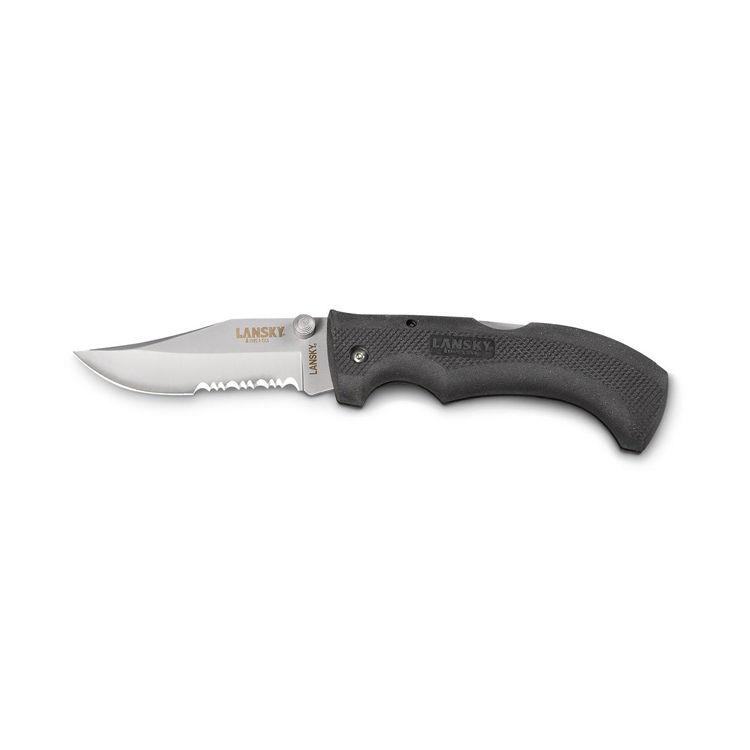 If you are looking Lansky LKN030 Easy Grip Serrated Knife with Textured Rubber Handle and Sheath you can buy to hardware_sales, It is on sale at the best price