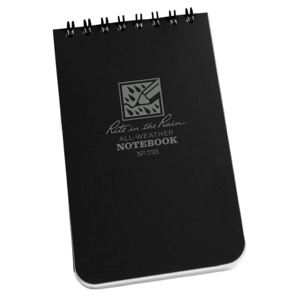If you are looking Rite in the Rain 735 3-inch by 5-inch Black All-Weather Memo Pocket Notebook you can buy to hardware_sales, It is on sale at the best price