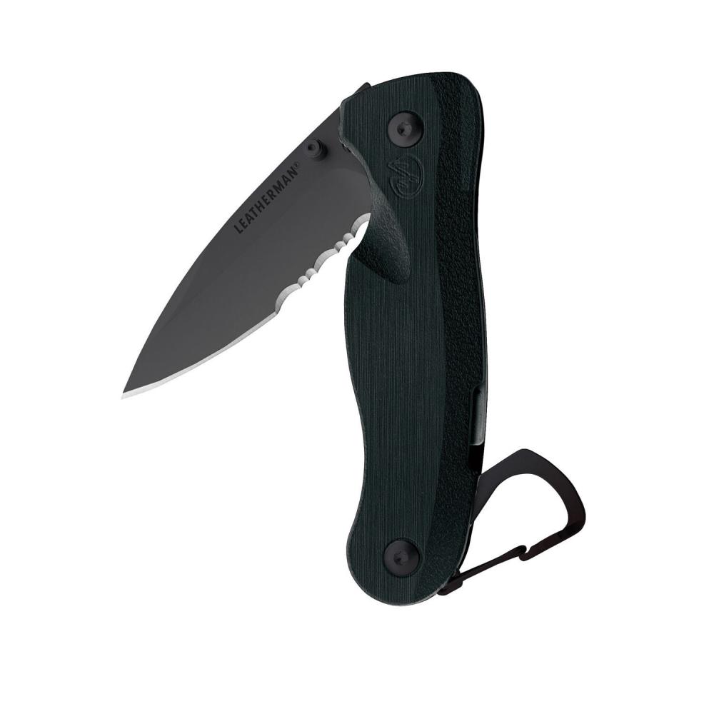 If you are looking Leatherman 8600251 CRATER C33X Combo Blade Knife - Black Finish you can buy to hardware_sales, It is on sale at the best price