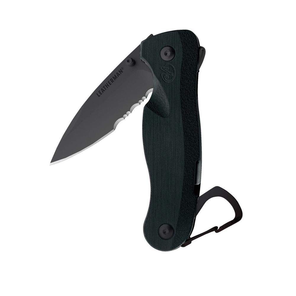 If you are looking Leatherman 8601251 CRATER C33LX Combo Blade Knife - Black Finish you can buy to hardware_sales, It is on sale at the best price