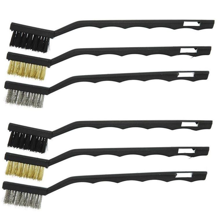 If you are looking 6pc Mini Wire Brush Set Steel Brass Nylon Cleaning Polishing Detail Metal NEW you can buy to 1st_web_sales, It is on sale at the best price
