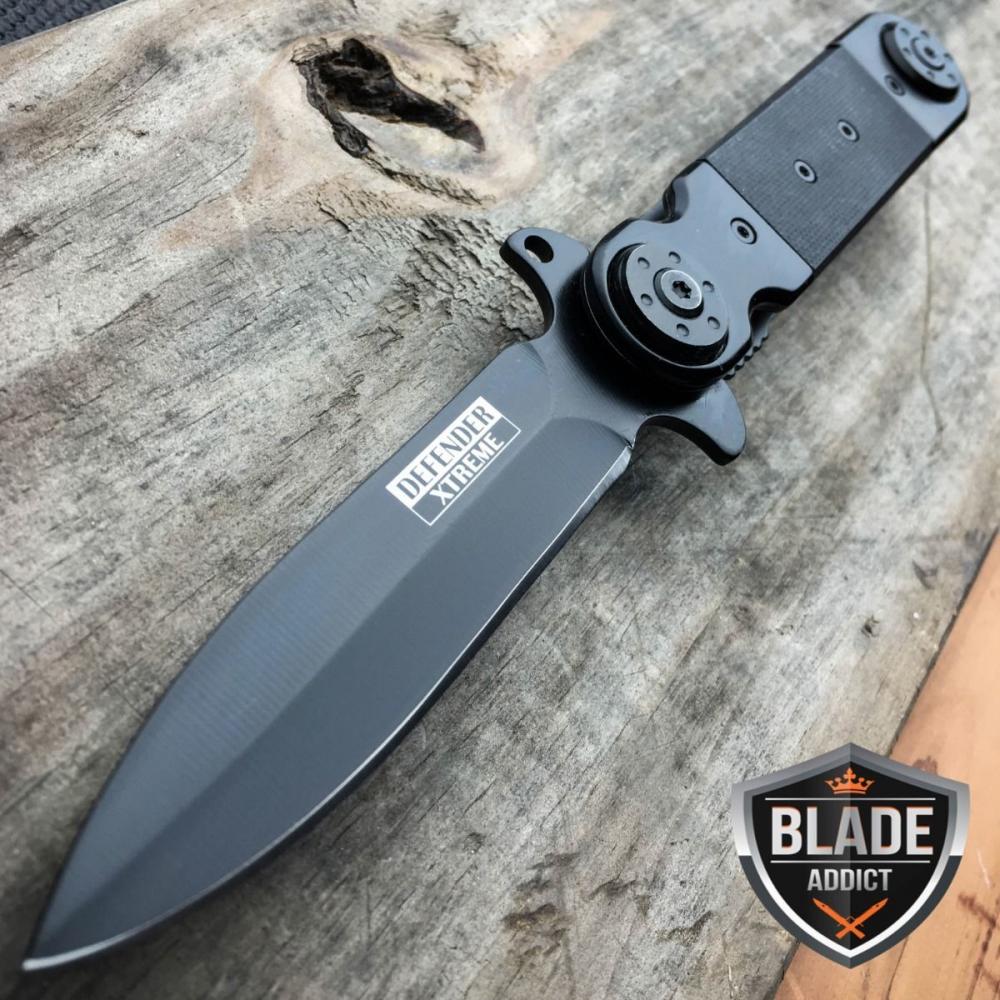 If you are looking 8" CLASSIC Stiletto Style Tactical Spring Open Assisted Folding Pocket Knife G10 you can buy to blade_addict, It is on sale at the best price