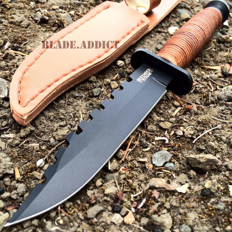 If you are looking 9" Tactical Combat Survival Fixed Blade Hunting Knife Bowie Army Camping Sheath you can buy to blade_addict, It is on sale at the best price