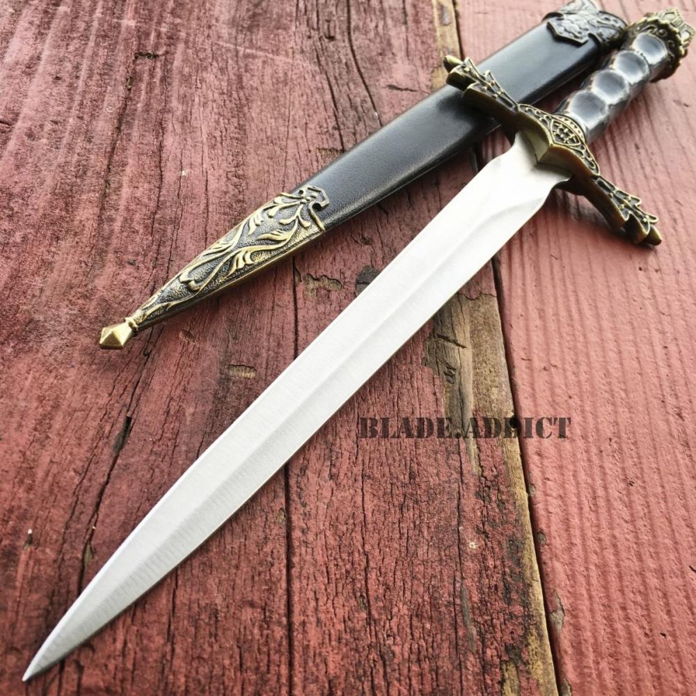 If you are looking 13.5" MEDIEVAL KING ARTHUR Historical SHORT SWORD DAGGER Scabbard w/ SHEATH you can buy to blade_addict, It is on sale at the best price