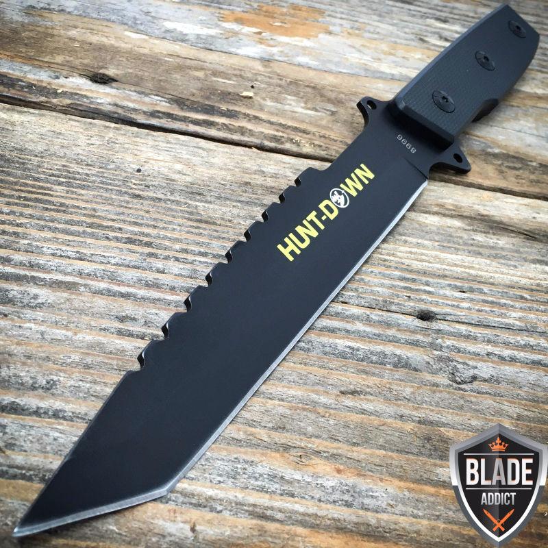 If you are looking 11.5" Tanto Full Tang Hunting Combat Tactical Fixed Blade Camping Knife Bowie you can buy to blade_addict, It is on sale at the best price