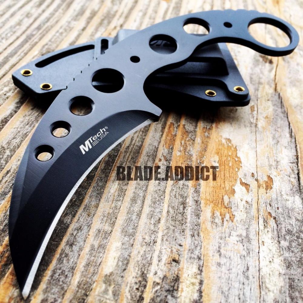 If you are looking 7" TACTICAL COMBAT Karambit Claw FIXED BLADE KNIFE Army Hawkbill w/ SHEATH BLACK you can buy to blade_addict, It is on sale at the best price