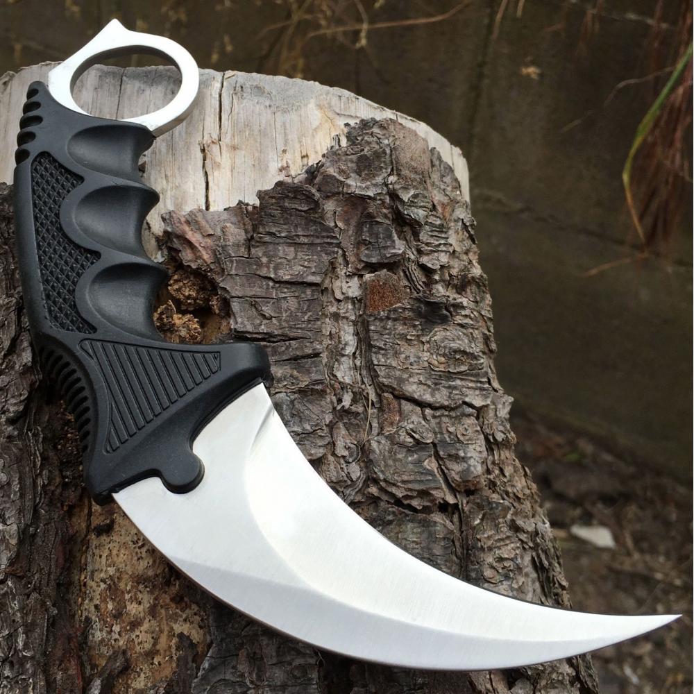 If you are looking TACTICAL COMBAT KARAMBIT NECK KNIFE Survival Hunting BOWIE Fixed Blade w/ SHEATH you can buy to blade_addict, It is on sale at the best price