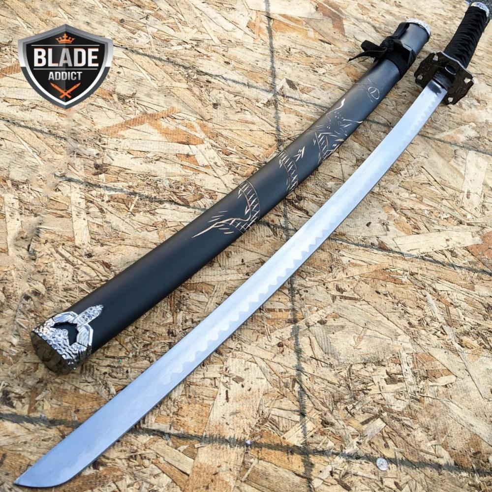 If you are looking Japanese Samurai Sword KATANA High Carbon Steel Ninja Blade Dragon KNIFE Tang you can buy to blade_addict, It is on sale at the best price