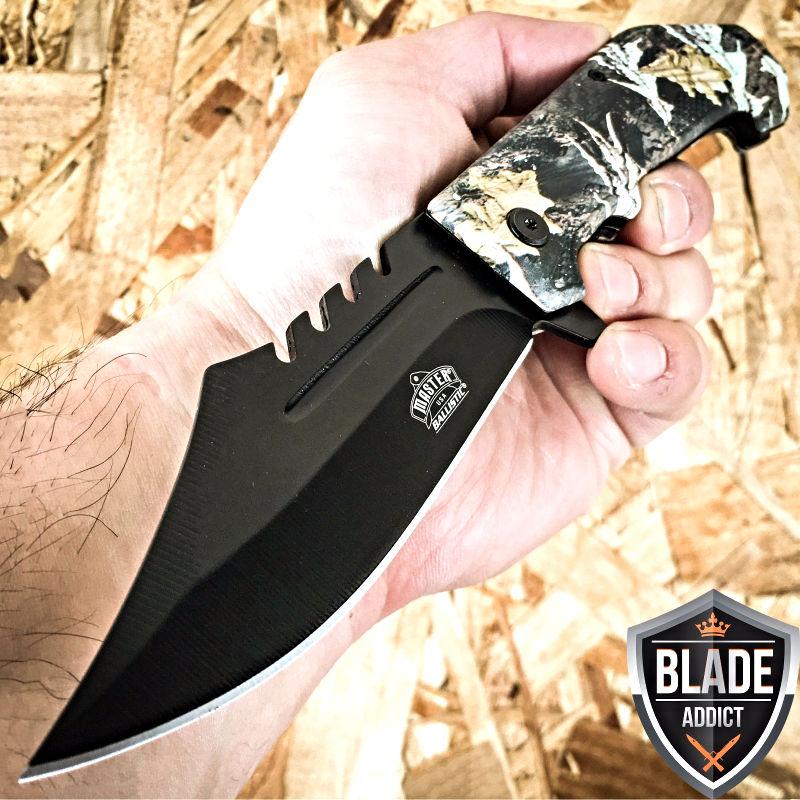If you are looking 8.5" BALLISTIC SPEAR CAMO TACTICAL SPRING ASSISTED OPEN FOLDING POCKET KNIFE you can buy to blade_addict, It is on sale at the best price