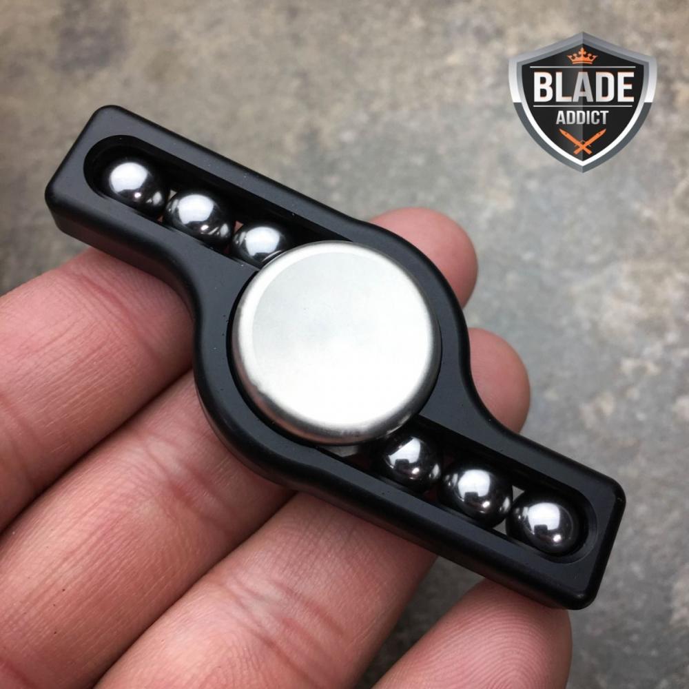 If you are looking BLACK Spinner Fidget Hand Finger Focus Toy Alloy Steel Ball Bearing High Speed you can buy to blade_addict, It is on sale at the best price