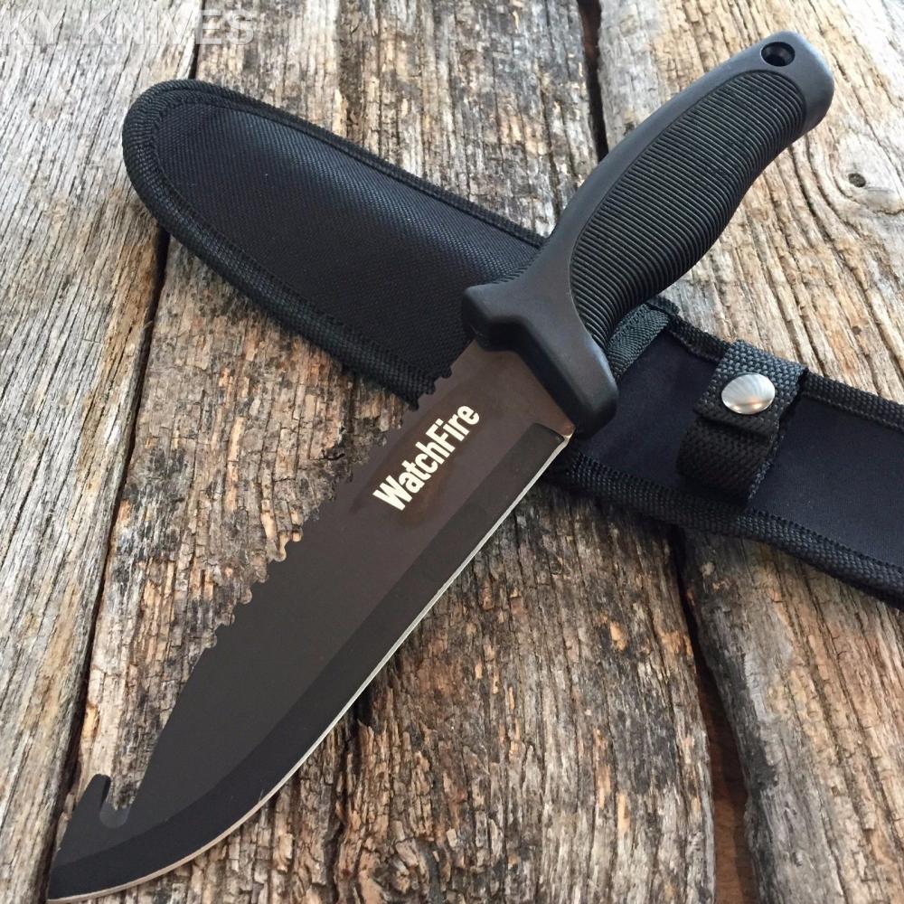 If you are looking 11" BLACK GUT HOOK SKINNER HUNTING KNIFE survival Skinning camping TACTICAL you can buy to kyknives, It is on sale at the best price