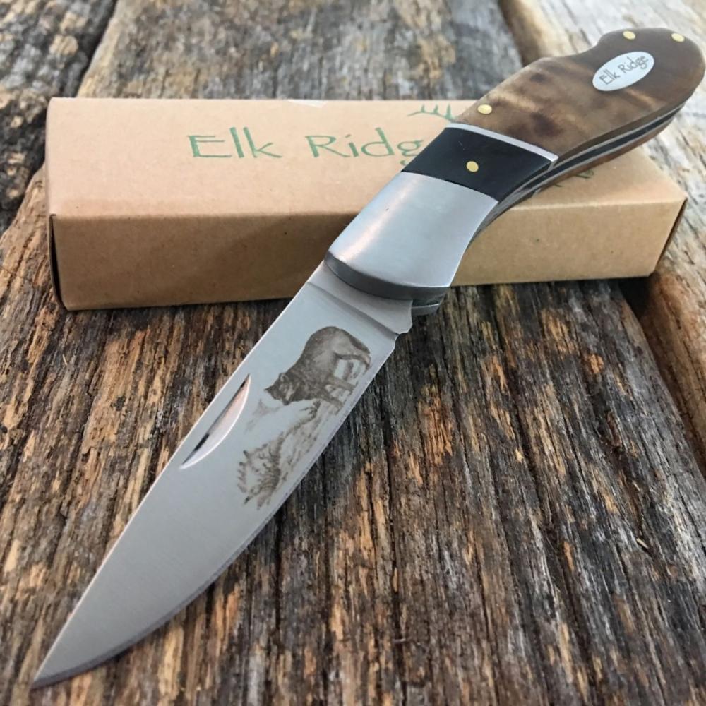 If you are looking 6.75" ELK RIDGE Hunting Tactical Gentleman's Pocket Folding LOCKBACK Knife WOLF you can buy to kyknives, It is on sale at the best price