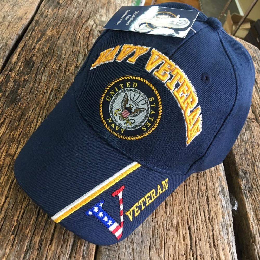 navy veteran ball caps