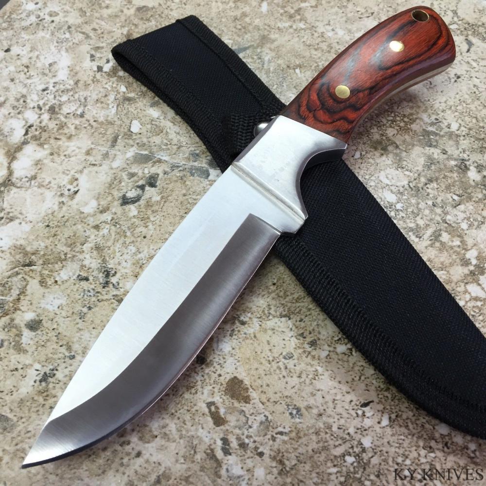 If you are looking 9.5" Rosewood Hunting Camping Fishing Survival Knife New w/Sheath 210915 you can buy to kyknives, It is on sale at the best price
