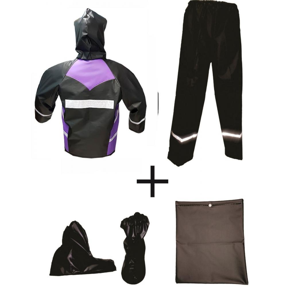  Si buscas Impermeable Moto Negro Morado 4 Piezas Cal18 Sdc 2 Obsequios puedes comprarlo con IMPERMEABLESSDC está en venta al mejor precio