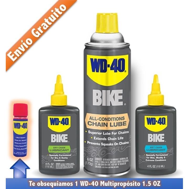  Si buscas Lubricante Húmedo, Seco Y Toda Condición Wd-40 Bike puedes comprarlo con SELETIENESELECONSIG está en venta al mejor precio