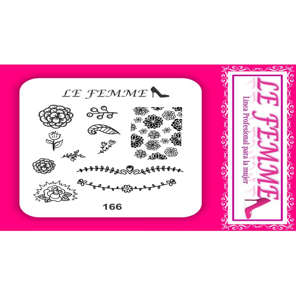  Si buscas Placa Stamping Acrilico Lefemme Mod166 Local Flores puedes comprarlo con LEFEMMEFLORES está en venta al mejor precio