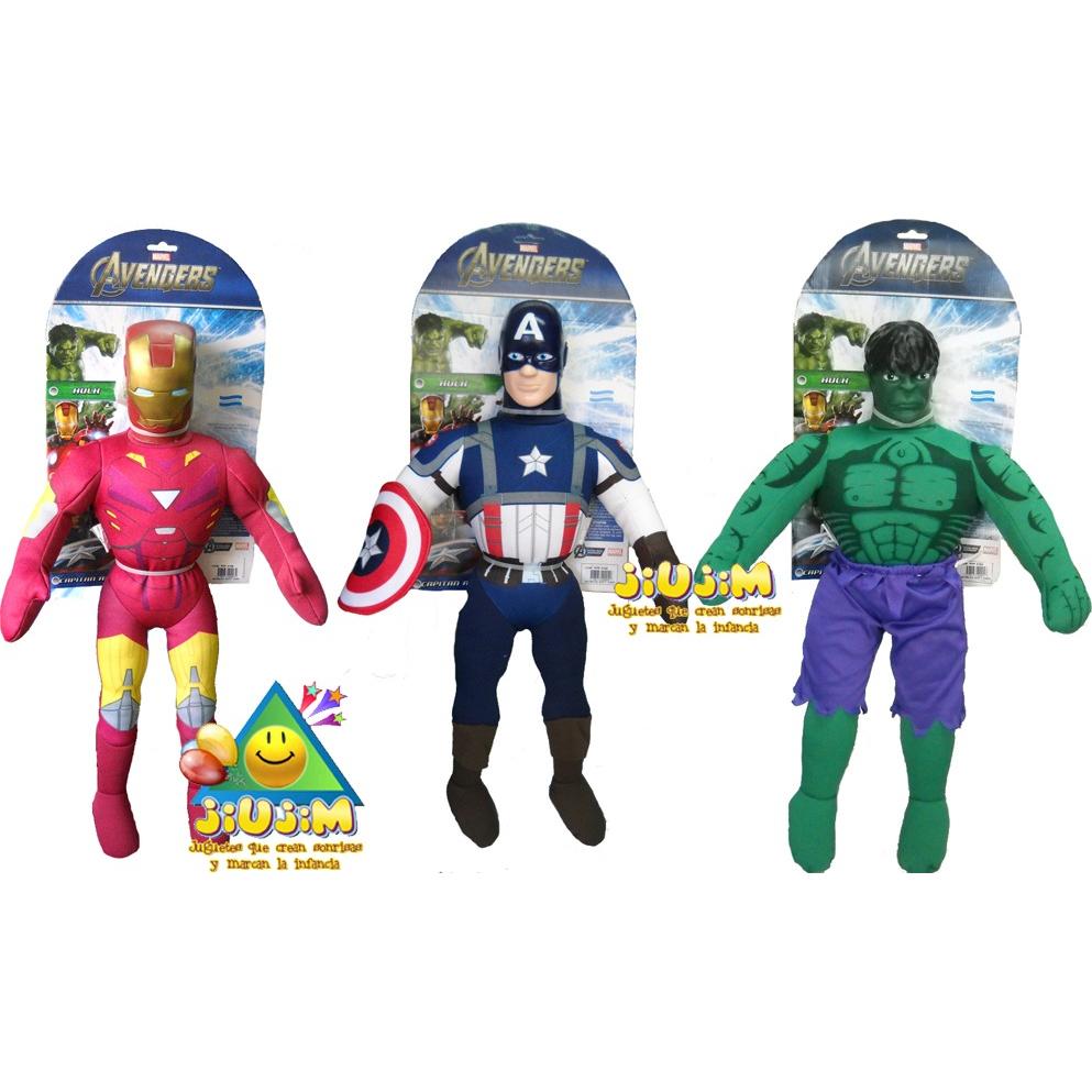 muñecos de tela super heroes
