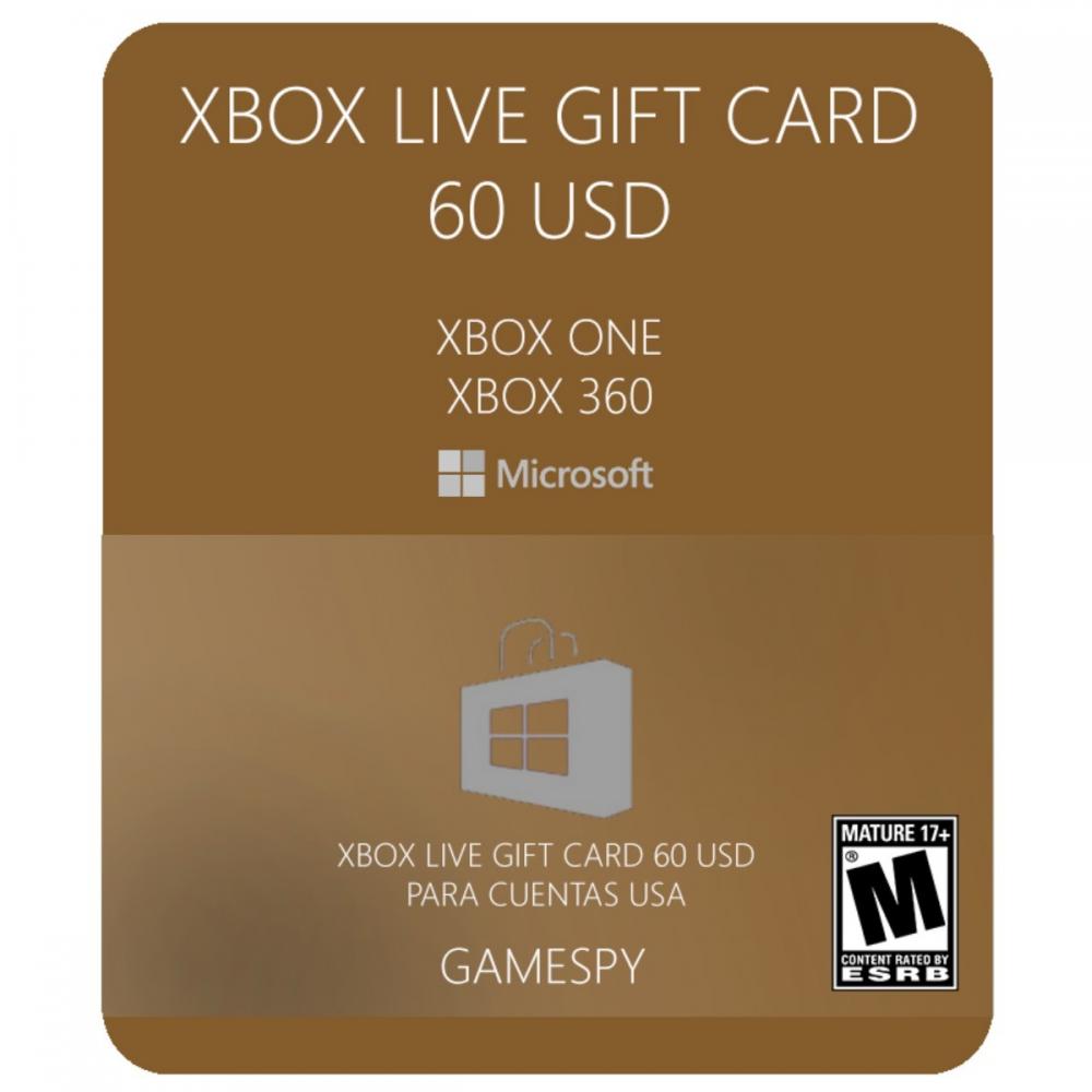  Si buscas Microsoft Points Xbox Live Gift Card Usa 60 Usd -gamespy- puedes comprarlo con MICROSIS_GAMES está en venta al mejor precio