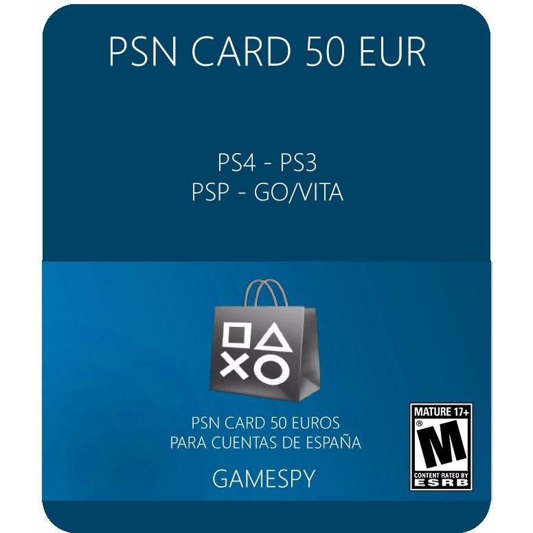  Si buscas Tarjeta Playstation 50 Euros España | Envio Ya | Gamespy puedes comprarlo con MICROSIS_GAMES está en venta al mejor precio