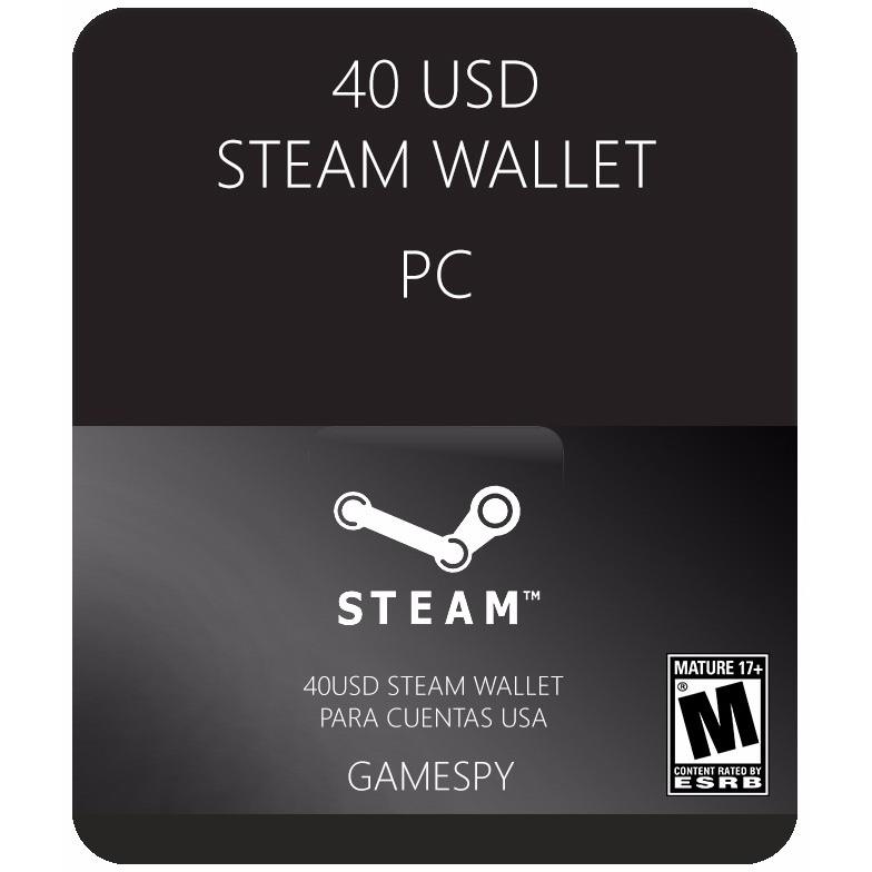  Si buscas Tarjeta Steam Wallet 40 Dolares Card Global - Gamespy puedes comprarlo con MICROSIS_GAMES está en venta al mejor precio