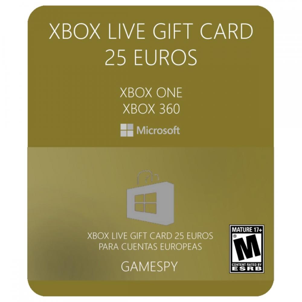  Si buscas Microsoft Points Xbox Live Gift Card Eur 25 Euros - Gamespy puedes comprarlo con MICROSIS_GAMES está en venta al mejor precio