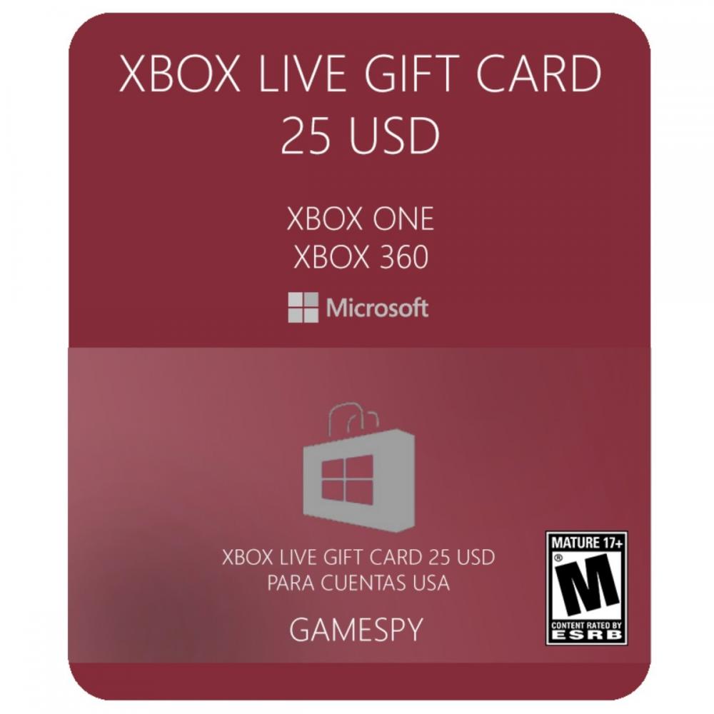  Si buscas Microsoft Points Xbox Live Gift Card Usa 25 Usd - Gamespy puedes comprarlo con MICROSIS_GAMES está en venta al mejor precio