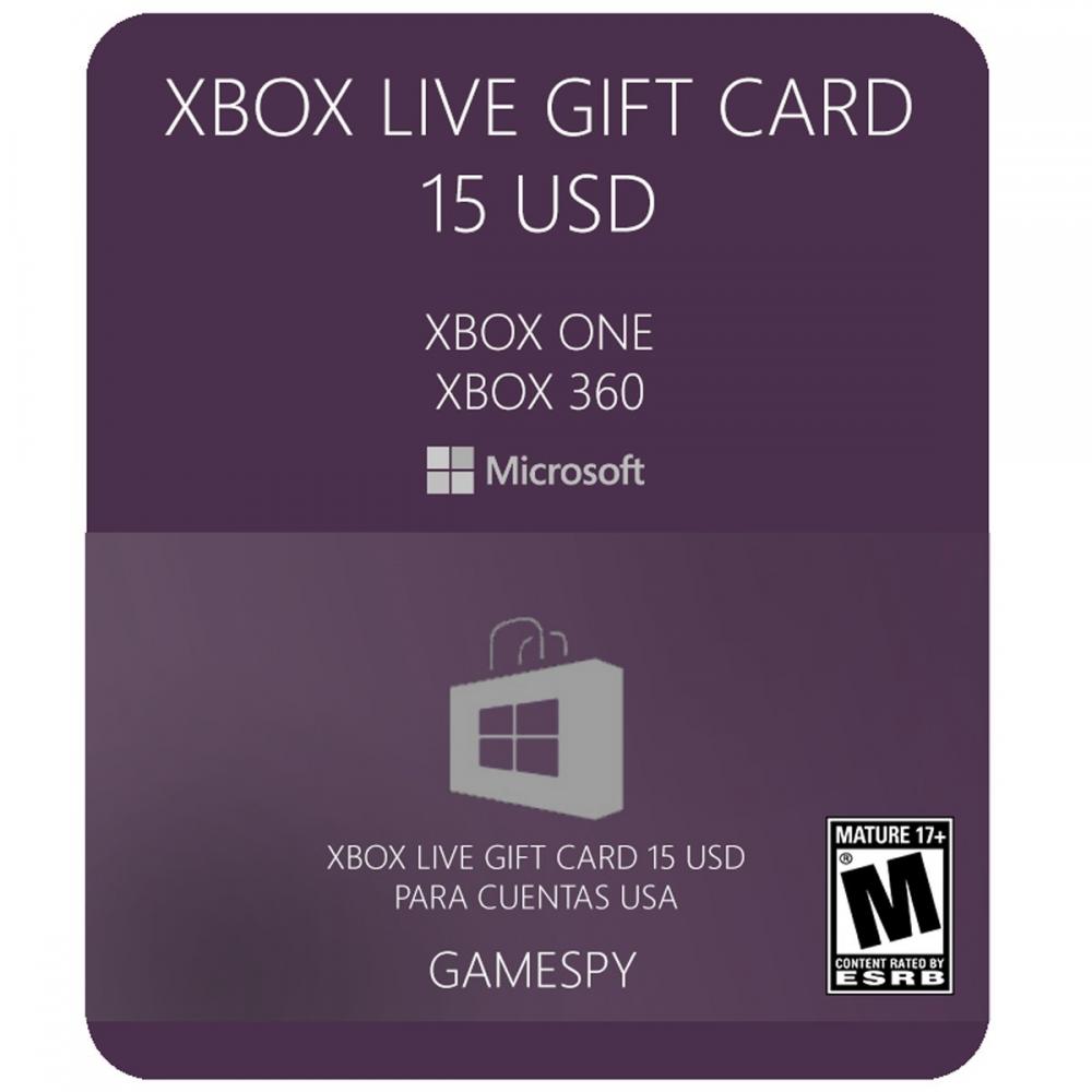  Si buscas Microsoft Points Xbox Live Gift Card Usa 15 Usd - Gamespy puedes comprarlo con MICROSIS_GAMES está en venta al mejor precio