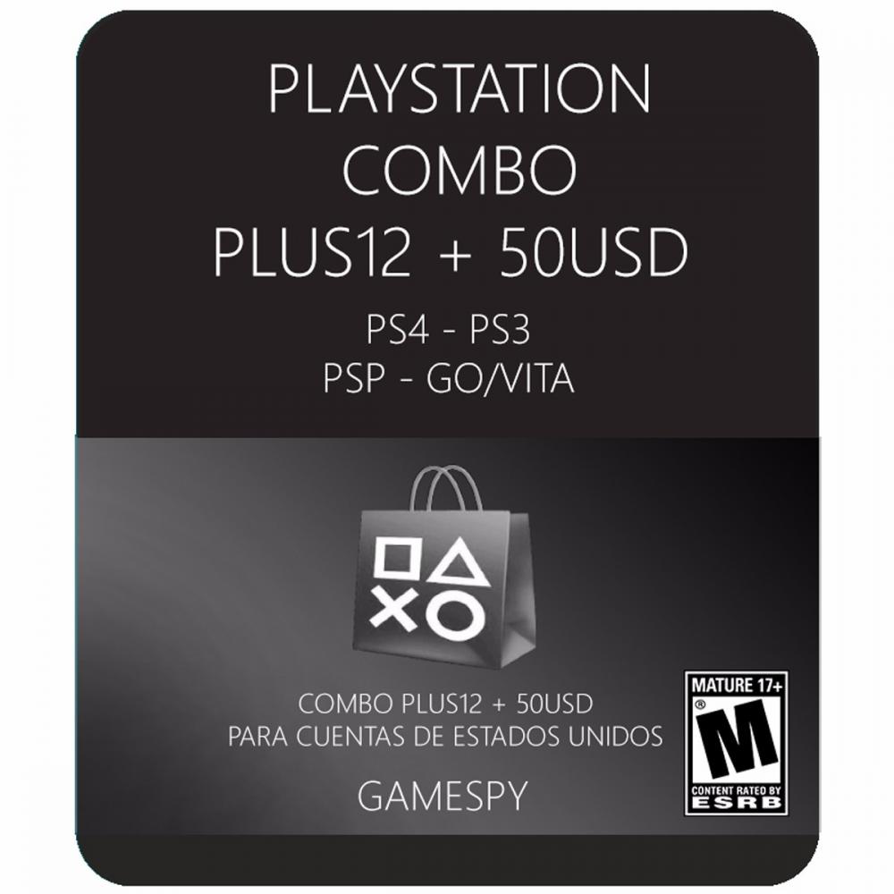  Si buscas Combo Playstation Plus 12m + 50 U$s Usa | Inmediato Gamespy puedes comprarlo con MICROSIS_GAMES está en venta al mejor precio