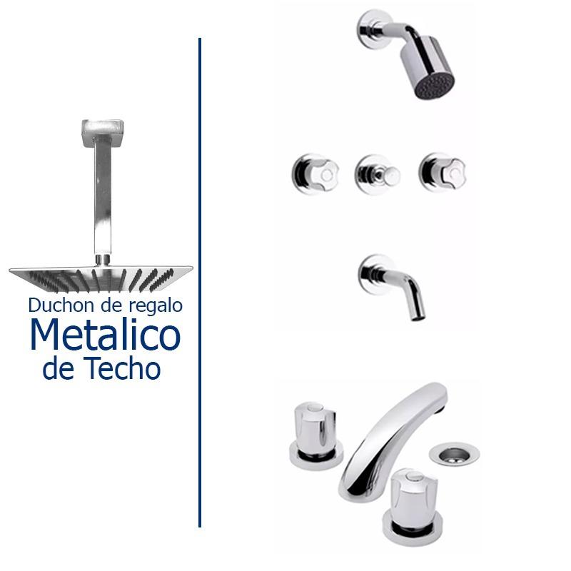  Si buscas Griferia Ducha Lavatorio Mesada Fv Pampa Metalico Techo puedes comprarlo con MATERIALESGUTI está en venta al mejor precio