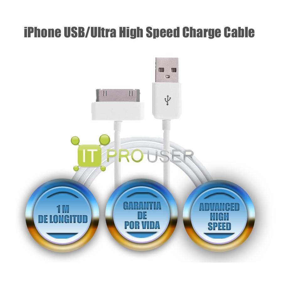  Si buscas Cable Datos Usb 4 4s 3g Touch Nano 1 2 3 4 puedes comprarlo con ITPROUSER está en venta al mejor precio