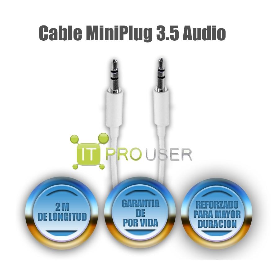  Si buscas Cable Audio Stéreo Auxiliar Mini Plug 3.5mm A Mini Plug puedes comprarlo con ITPROUSER está en venta al mejor precio
