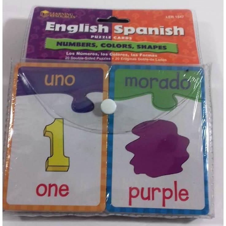  Si buscas Tarjetas Rompecabezas De Aprendizaje Inglés Español Edad 3-5 puedes comprarlo con MUNDODVIDEOJUEGO2 está en venta al mejor precio