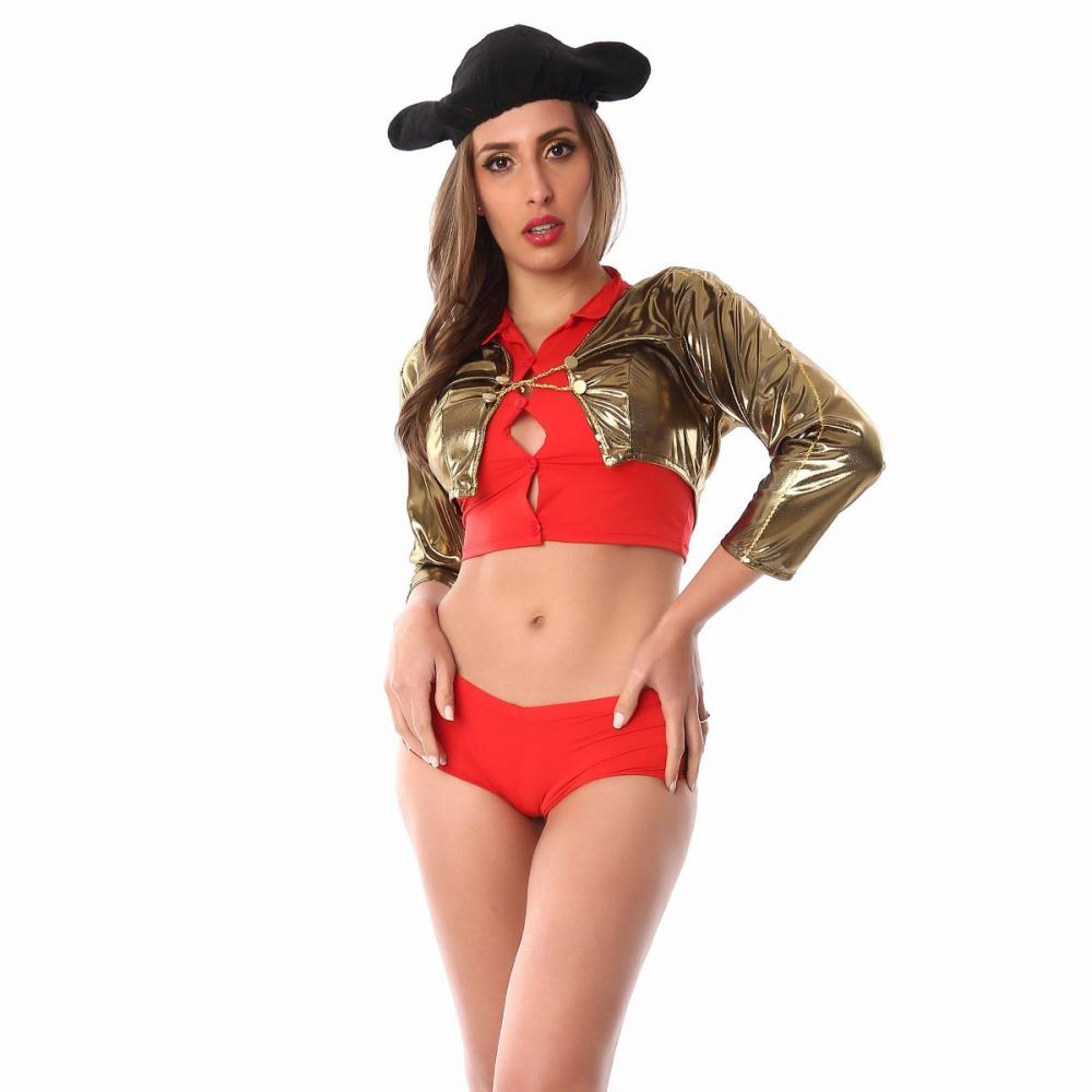  Si buscas Disfraz Sexy Para Dama De Torera Incluye Top Chaleco Boxer puedes comprarlo con BOUTIQUE EUNICE LENCERIA está en venta al mejor precio