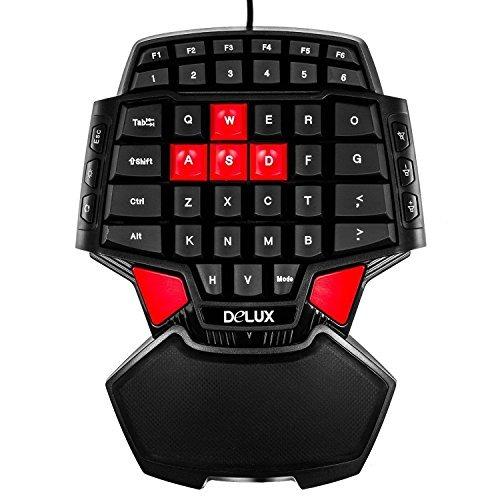  Si buscas Delux T9 46-key Singlehanded Wired Gaming Keyboard Professio puedes comprarlo con IN EXCELSIS NET está en venta al mejor precio
