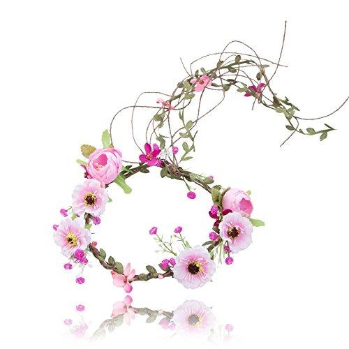  Si buscas Flower Crown Headband Floral Headpiece - Awaytr Women Girl B puedes comprarlo con IN EXCELSIS NET está en venta al mejor precio
