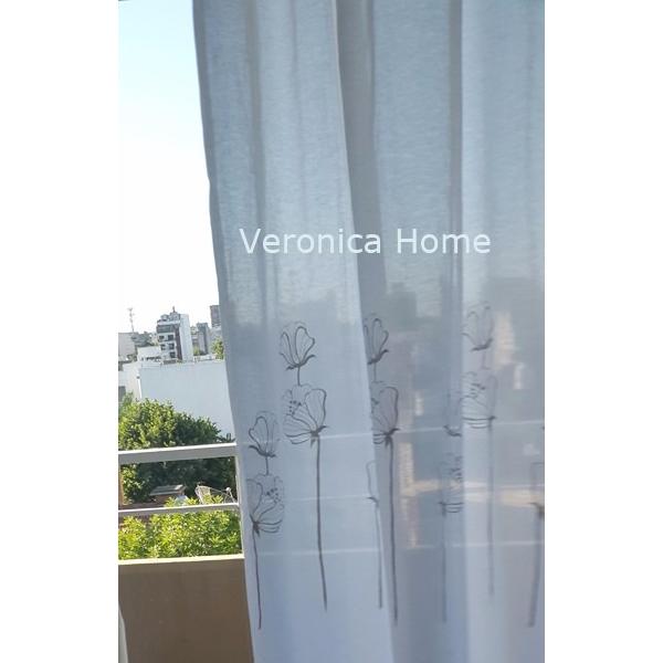  Si buscas Cortina Voile Estampado + Barral puedes comprarlo con Veronica Home está en venta al mejor precio