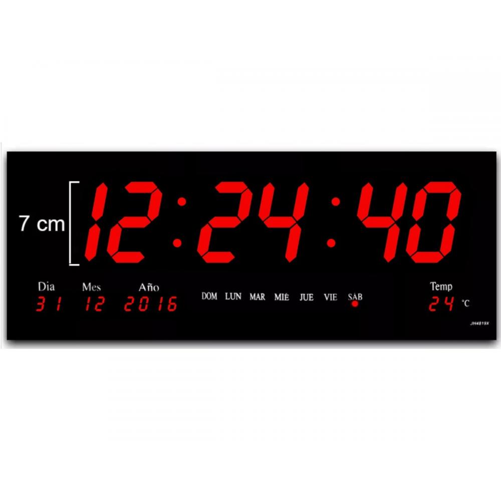  Si buscas Reloj Digital De Pared De Led Grande Termómetro De 46 Cm puedes comprarlo con Casiomaniamx está en venta al mejor precio