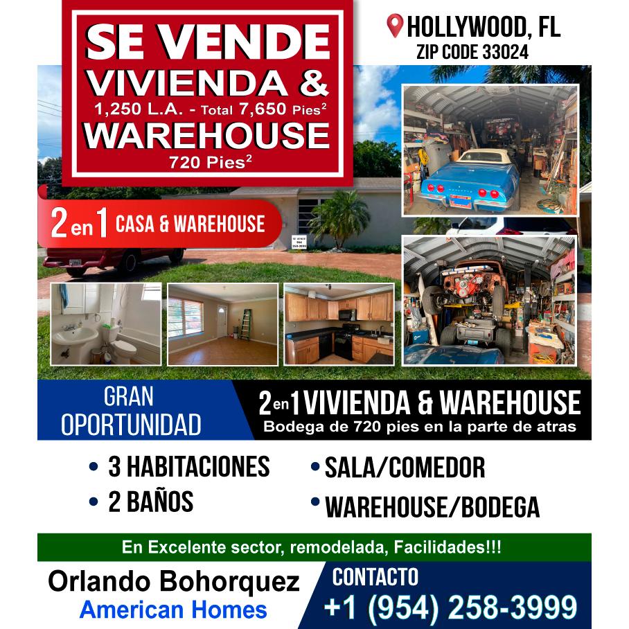  Si buscas Se vende Casa & Warehouse 2 en 1 puedes comprarlo con Orlandob1 está en venta al mejor precio