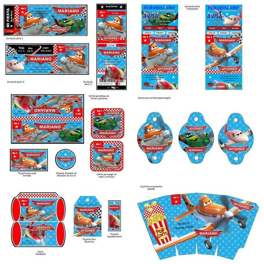  Si buscas Kit Imprimible Aviones Fiesta puedes comprarlo con Kitsimprimiblesparafiestas está en venta al mejor precio