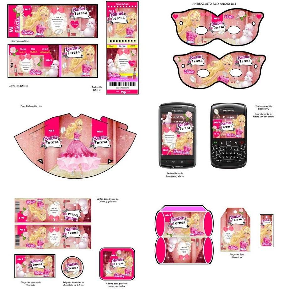  Si buscas Kit Imprimible  Barbie Fiesta puedes comprarlo con Kitsimprimiblesparafiestas está en venta al mejor precio