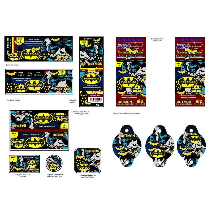  Si buscas Kit Imprimible Batman Fiesta puedes comprarlo con Kitsimprimiblesparafiestas está en venta al mejor precio